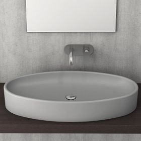 Bocchi Vessel Elba 42 cm Gri Lavabo