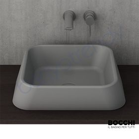Bocchi Vessel Elba 42 cm Gri Lavabo