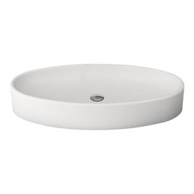 Bocchi Vessel Elips Çanak 85 cm Mat Beyaz Lavabo