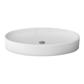 Bocchi Vessel Elips Çanak 85 cm Mat Beyaz Lavabo