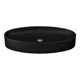 Bocchi Vessel Elips Çanak 85 cm Mat Siyah Lavabo