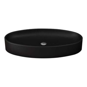 Bocchi Vessel Elips Çanak 85 cm Mat Siyah Lavabo