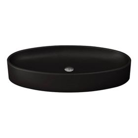 Bocchi Vessel Elips Çanak 85 cm Mat Siyah Lavabo