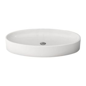 Bocchi Vessel Elips Çanak 85 cm Parlak Beyaz Lavabo