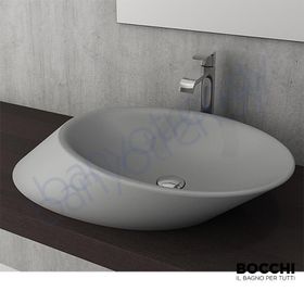 Bocchi Vessel Milano Gri Çanak Lavabo