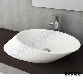 Bocchi Vessel Milano Mat Beyaz Çanak Lavabo