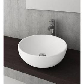 Bocchi Vessel Roma 45 cm Mat Beyaz Çanak Lavabo