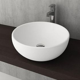 Bocchi Vessel Roma 45 cm Mat Beyaz Çanak Lavabo