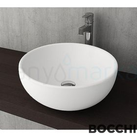 Bocchi Vessel Roma 45 cm Mat Beyaz Çanak Lavabo