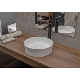 Bocchi Vessel Tezgah Üstü Yuvarlak 38 cm Lavabo