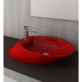 Bocchi Vessel Tezgah Üstü Yuvarlak 38 cm Lavabo
