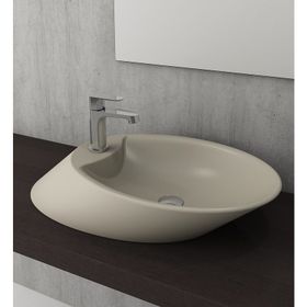 Bocchi Vessel Tezgah Üstü Yuvarlak 38 cm Lavabo