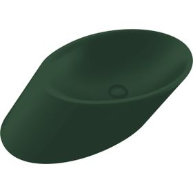 Bocchi Vessel Yatay Çanak 72 cm Mat Yeşil Lavabo