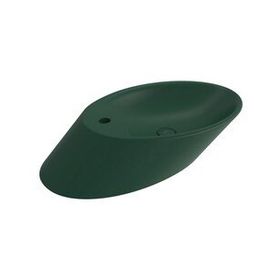 Bocchi Vessel Yatay Çanak 72 cm Mat Yeşil Lavabo