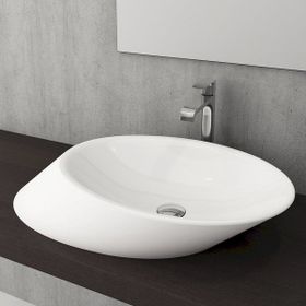 Bocchi Vessel Yatay Çanak 72 cm Parlak Beyaz Lavabo