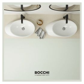 Bocchi Vessel Yatay Çanak 72 cm Parlak Beyaz Lavabo