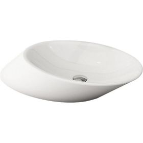 Bocchi Vessel Yatay Çanak 72 cm Parlak Beyaz Lavabo