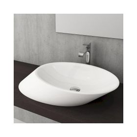 Bocchi Vessel Yatay Çanak 72 cm Parlak Beyaz Lavabo