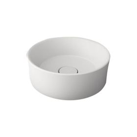 Bocchi Vessel Yuvarlak 38 cm Mat Beyaz Lavabo