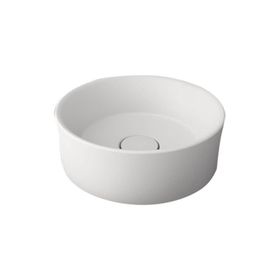 Bocchi Vessel Yuvarlak 38 cm Mat Beyaz Lavabo