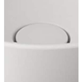 Bocchi Vessel Yuvarlak 38 cm Mat Beyaz Lavabo