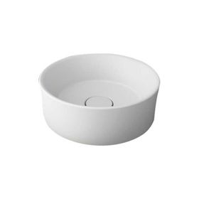 Bocchi Vessel Yuvarlak 38 cm Mat Beyaz Lavabo