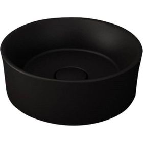 Bocchi Vessel Yuvarlak 38 cm Mat Siyah Lavabo