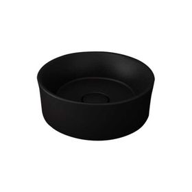 Bocchi Vessel Yuvarlak 38 cm Mat Siyah Lavabo