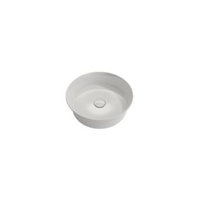 Bocchi Vessel Yuvarlak 38 cm Parlak Beyaz Lavabo
