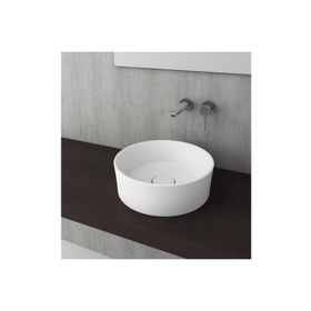 Bocchi Vessel Yuvarlak 38 cm Parlak Beyaz Lavabo
