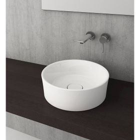 Bocchi Vessel Yuvarlak 38 cm Parlak Beyaz Lavabo
