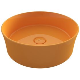 Bocchi Vessel Yuvarlak 38 cm Parlak Mandalina Sarısı Lavabo