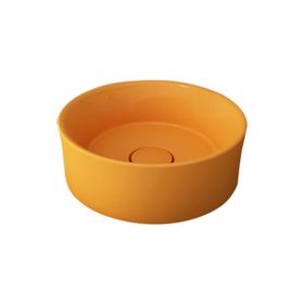 Bocchi Vessel Yuvarlak 38 cm Parlak Mandalina Sarısı Lavabo