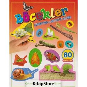 Böcekler - Çıkartma ve Aktivite Kitabı - kollektif