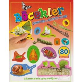 Böcekler - Çıkartma ve Aktivite Kitabı - kollektif