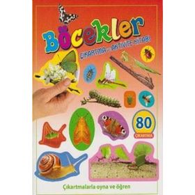 Böcekler - Çıkartma ve Aktivite Kitabı - kollektif