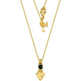 Bodhita Nadia Black 24 Ayar Altın Mikron Kaplama Kadın Kolye