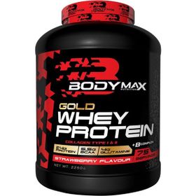 Bodymax Gold Whey Protein 2250 gr 75 Servis Çilek Gıda Takviyesi
