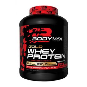 Bodymax Gold Whey Protein 2250 gr 75 Servis Çilek Gıda Takviyesi