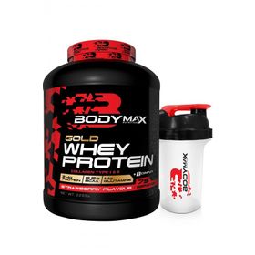 Bodymax Gold Whey Protein 2250 gr 75 Servis Çilek Gıda Takviyesi