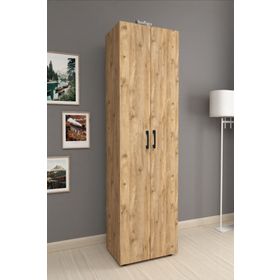 Bofigo 5 Raflı 2 Kapaklı Çam Çok Amaçlı Mutfak Banyo Dolabı