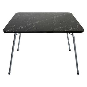Bofigo 60x80 Granit Desenli Katlanır Masa Balkon Bahçe Kamp Masası Piknik Masası