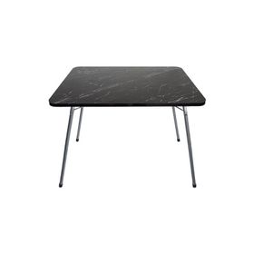 Bofigo 60x80 Granit Desenli Katlanır Masa Balkon Bahçe Kamp Masası Piknik Masası