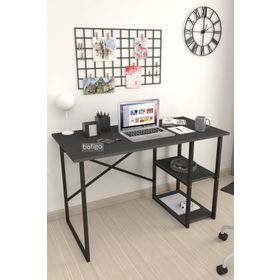 Bofigo Antrasit 60x120 cm 2 Raflı Çalışma Masası