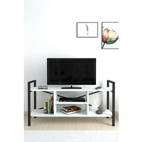 Bofigo Beyaz Raflı TV Ünitesi Televizyon Sehpası