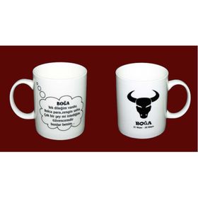 Boğa Burcu Kupa Bardak Mug Burç Kupa Bardak
