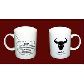 Boğa Burcu Kupa Bardak Mug Burç Kupa Bardak