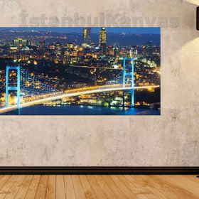 Boğaz Köprüsü İstanbul Kanvas Tablo