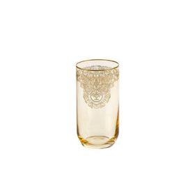 Bohemia Queen Amber Mat Altın 6'lı Meşrubat Bardak