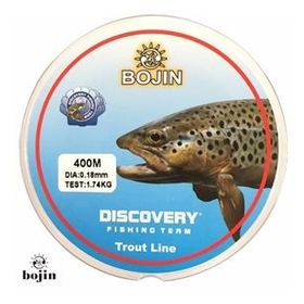 Bojin 0.18 mm 400 m Şeffaf Alabalık Misinası